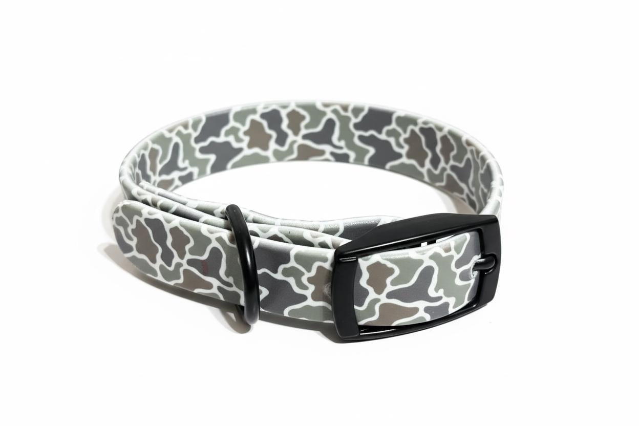 Camo Biothane Dog Collars